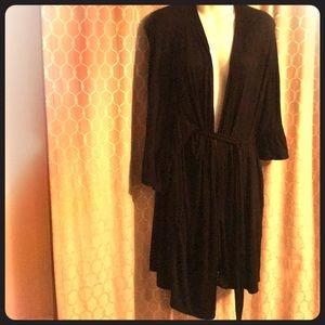 Black lounging Robe
